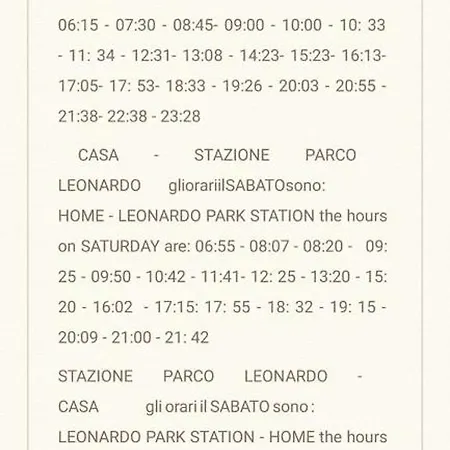 Сasa de vacaciones Da Vinci House Fiumicino